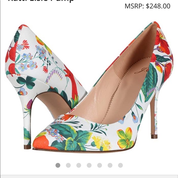 Jcrew Ratti Floral Pumps Brand New in Box - Picture 2 of 6